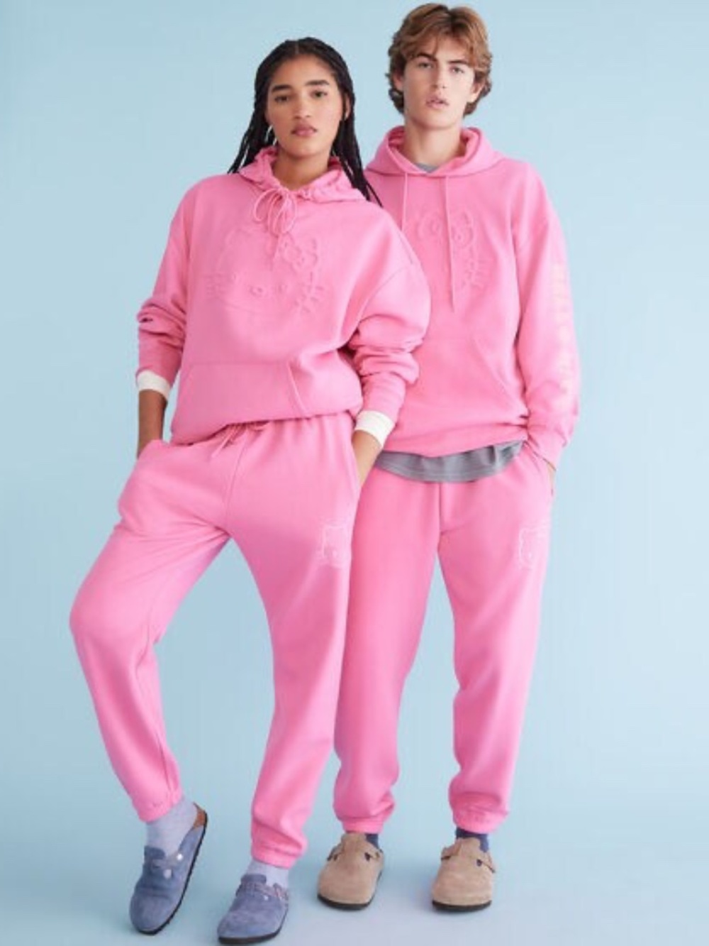 Aeropostale Hello kitty pink hoodie and jogger set